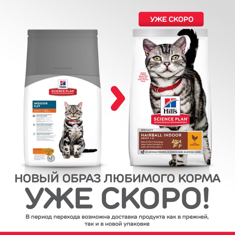 Хиллс Hairball Indoor