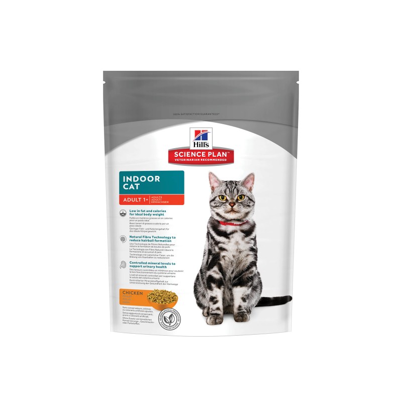 Хиллс 604112 Hairball Control & Indoor сух.д/кошек вывод шерсти из желудка 300г