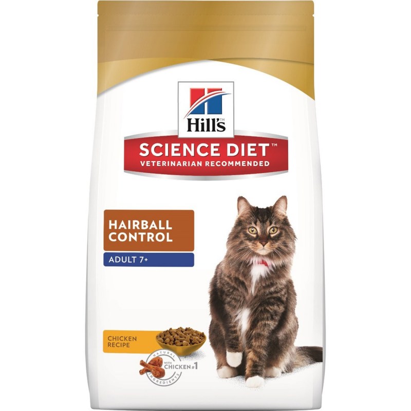 Хиллс корм для кошек Hairball