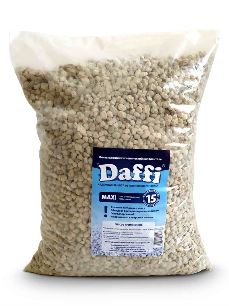 Наполнитель для кошек Daffi