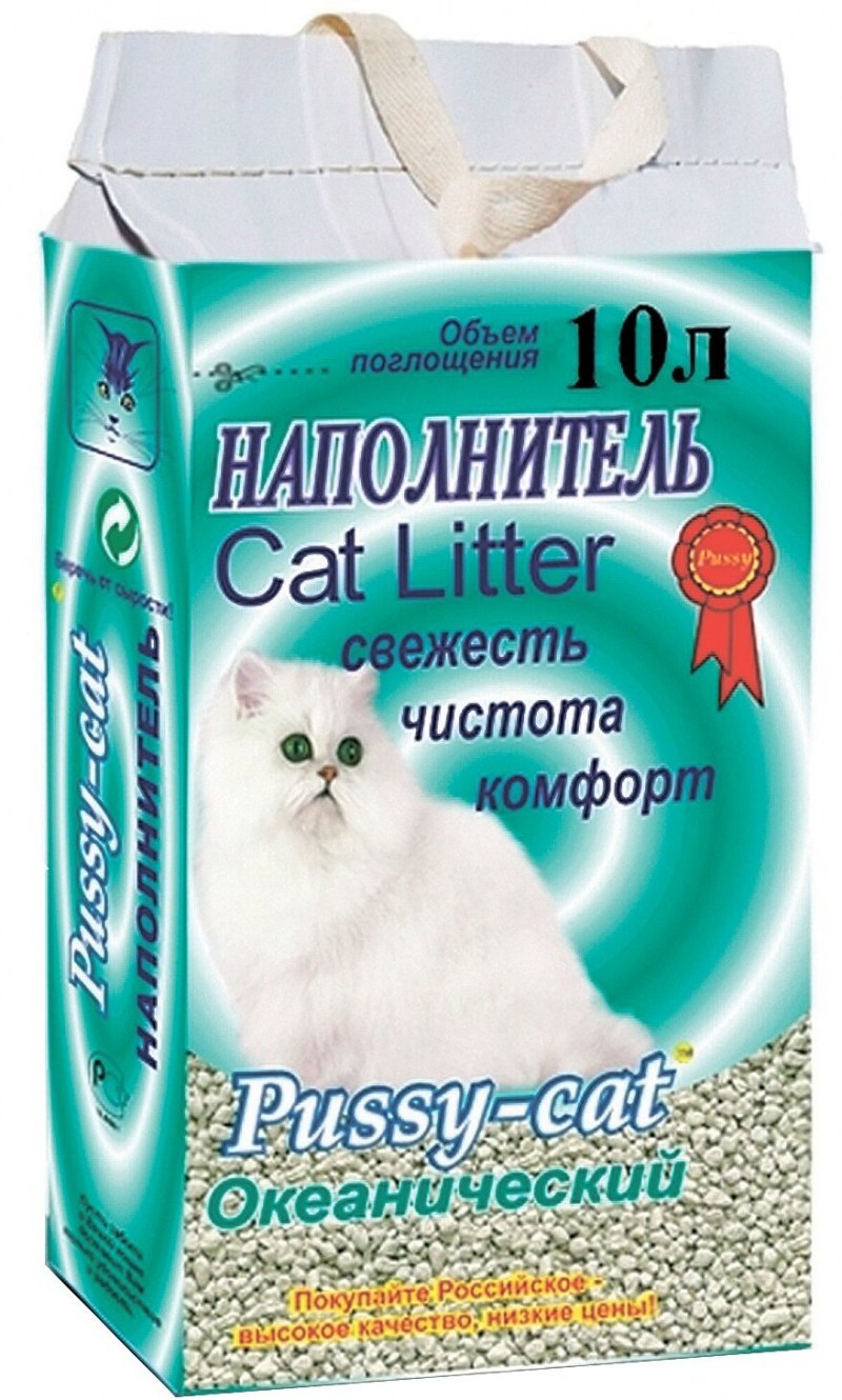 Туф океанический наполнитель pussy-Cat 10л