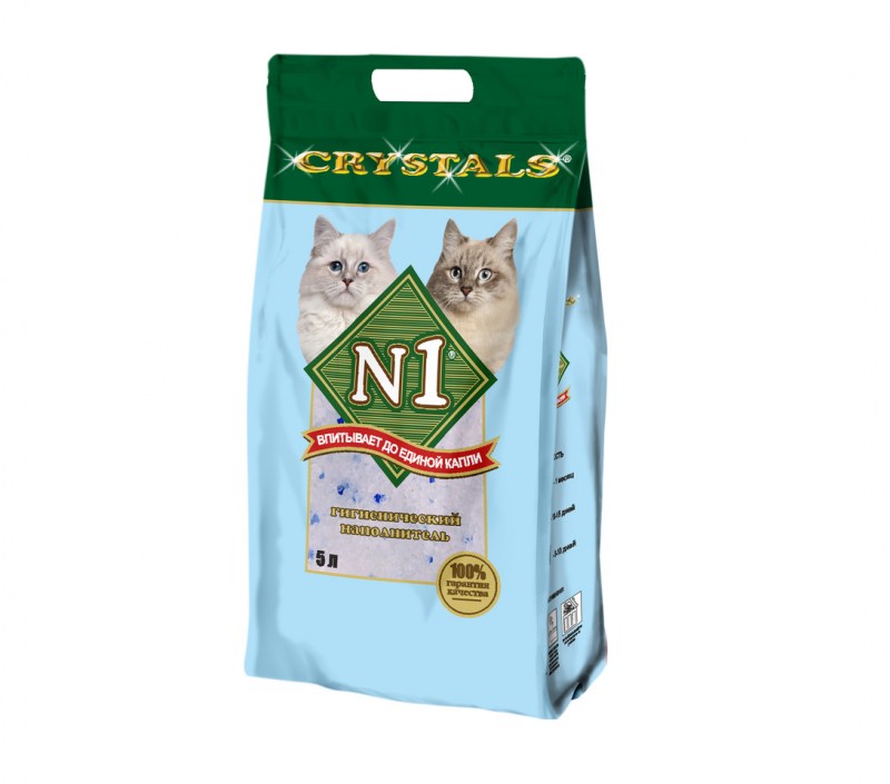 Наполнитель №1 Crystals-силикагелевый, 5 л