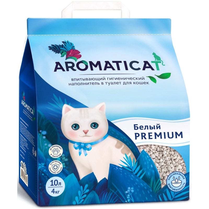 Наполнитель AROMATICAT, Premium, белый 5л
