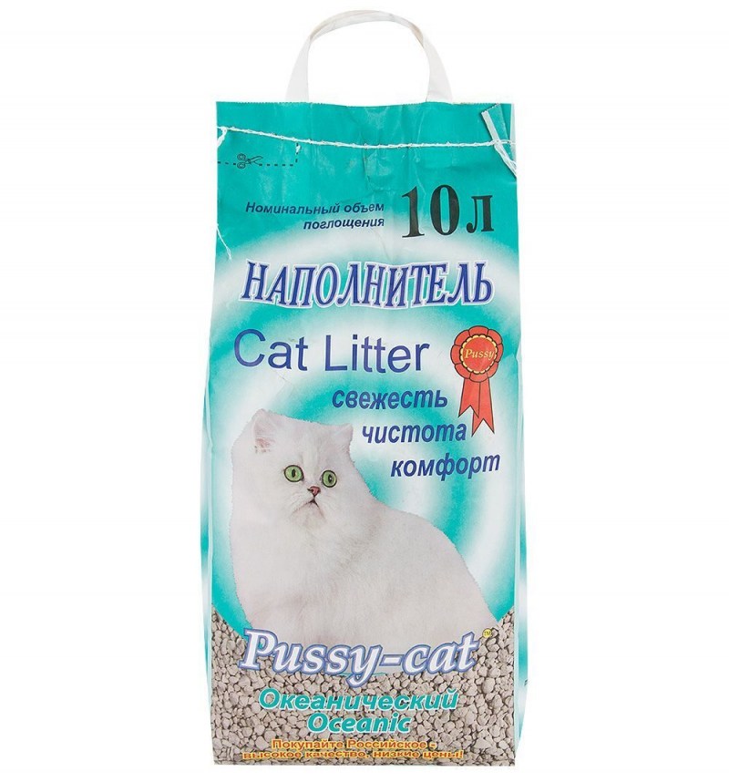 Наполнитель pussy-Cat 4,5л «океанический»