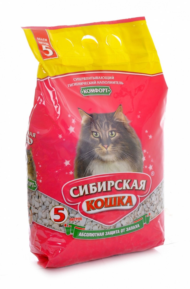 Наполнитель Сибирская кошка комфорт 20л