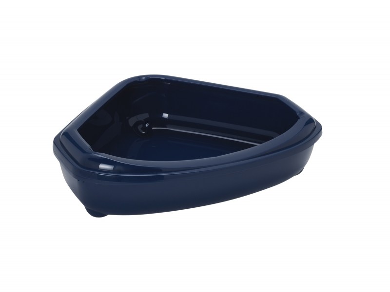 Moderna туалет-лоток угловой Corner Tray 55x45x13h см, серый