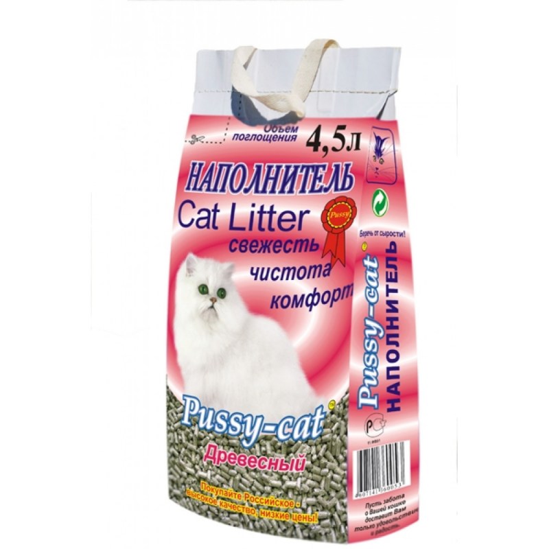 Комкующийся наполнитель pussy-Cat 4.5 л