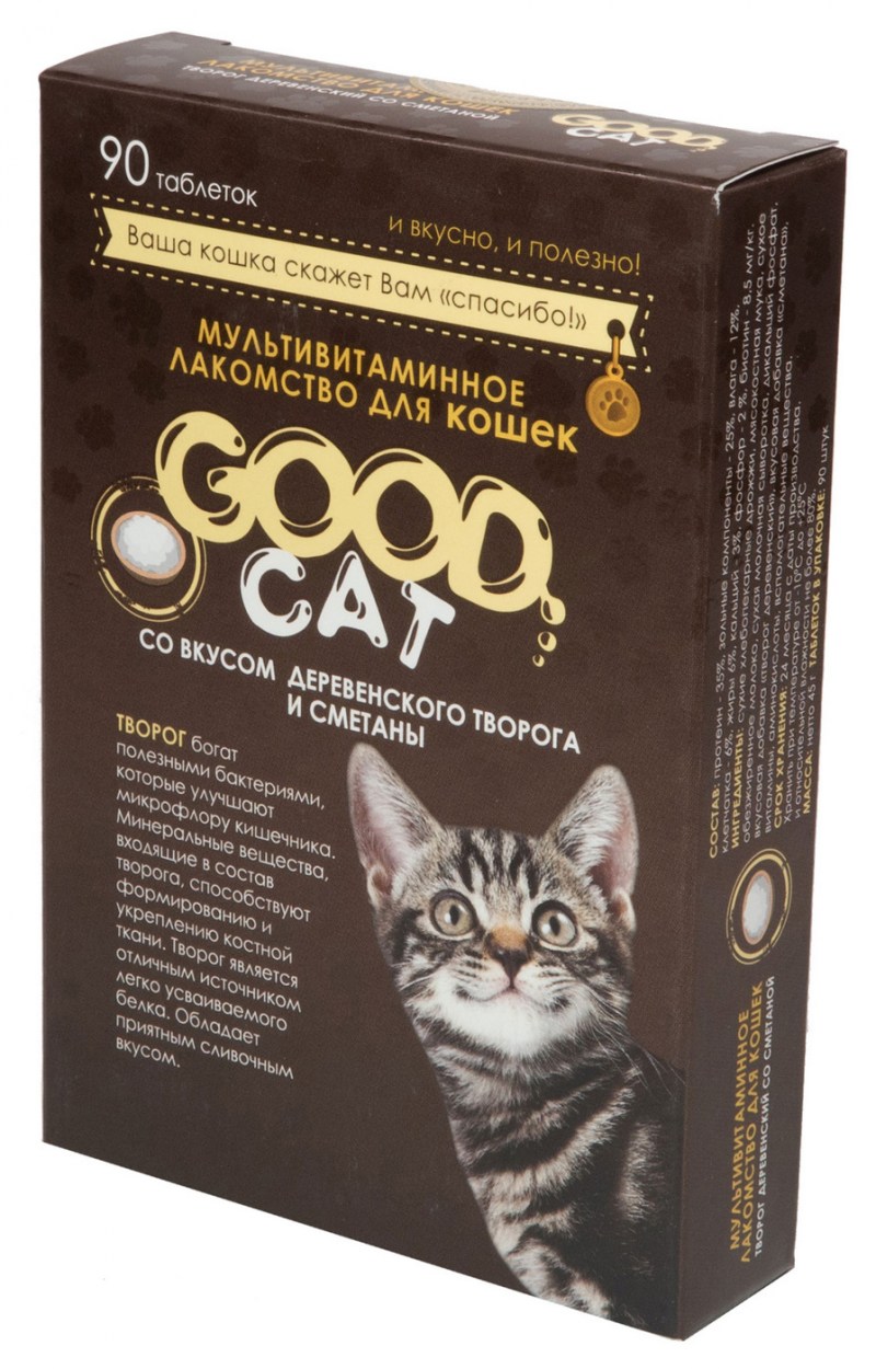 Good Cat д/кошек здоровье и энергия 90таб