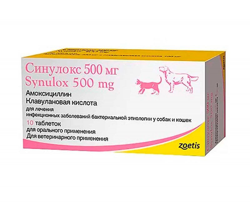 Синулокс 50 мг, таблетки, №10