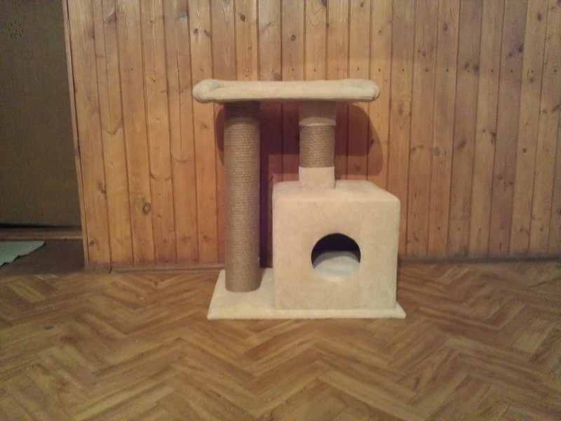 Кошачий дом своими руками