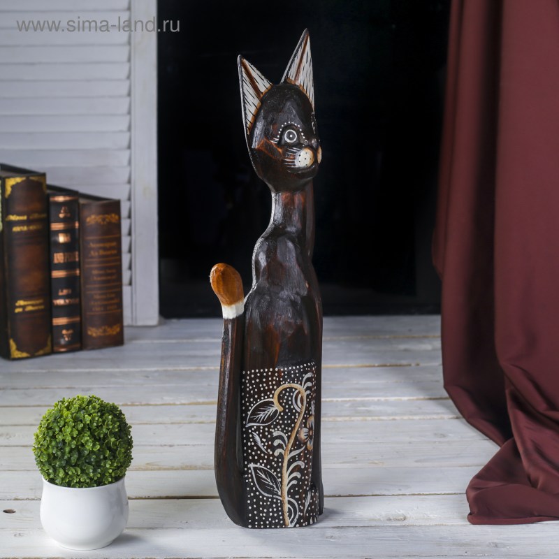 Интерьерная фигурка кошки