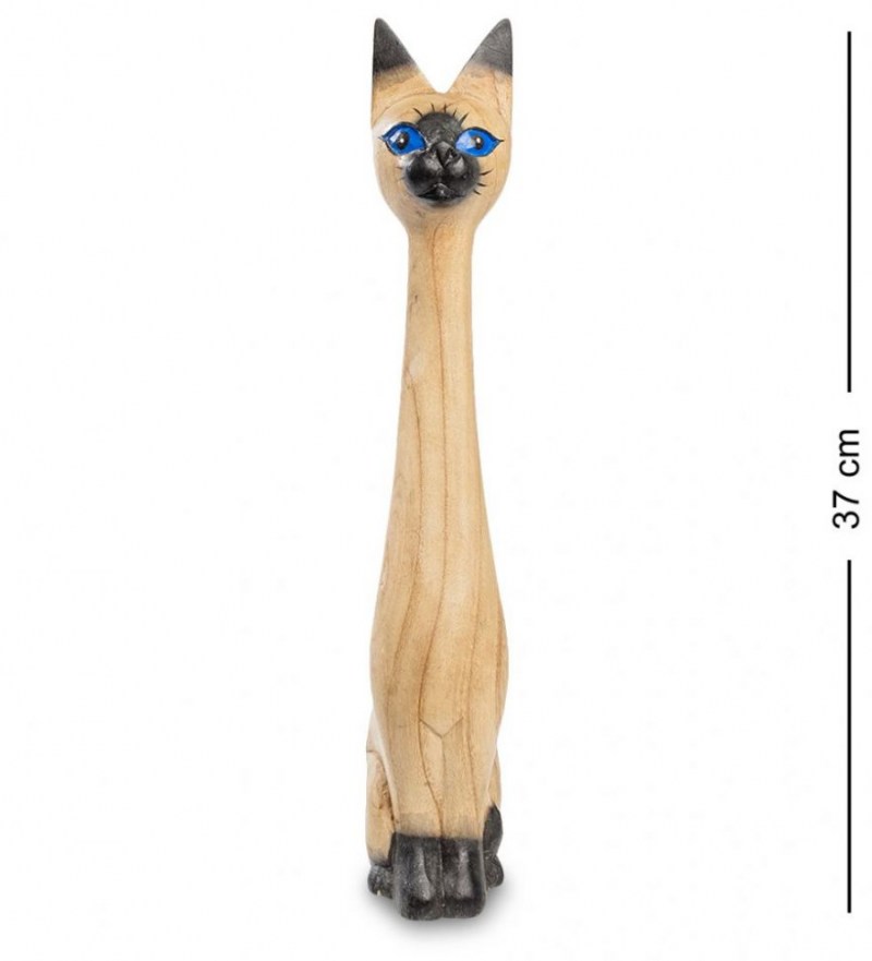Фигурка деревянная кошка