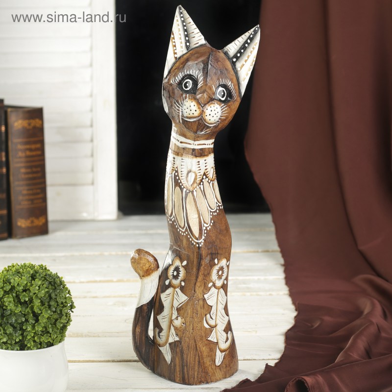 Кошка из дерева