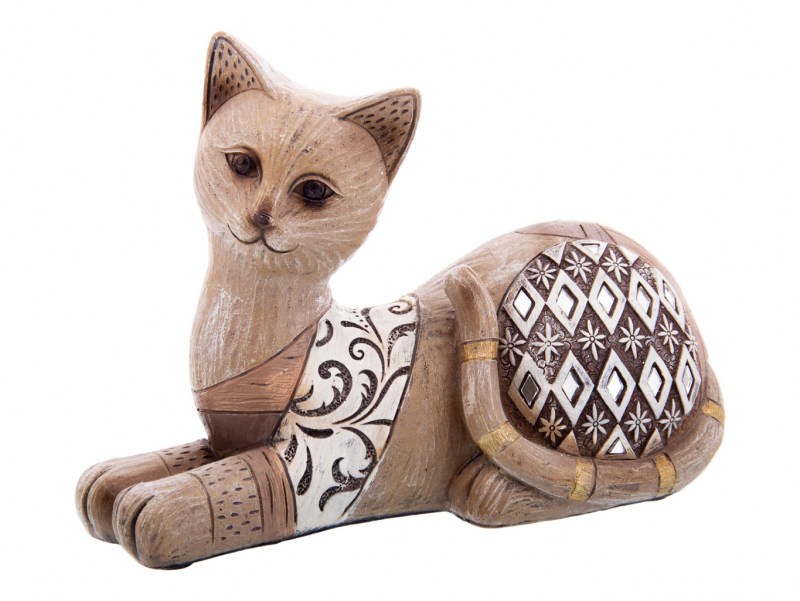 Фигурки кошек из дерева