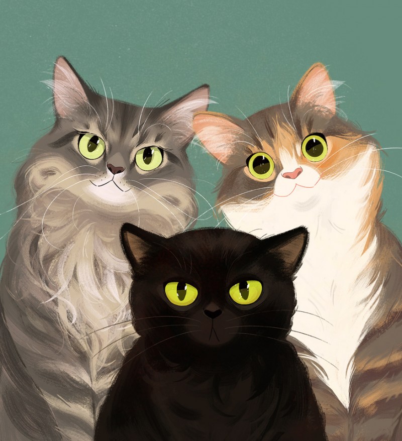 Кошачья семейка