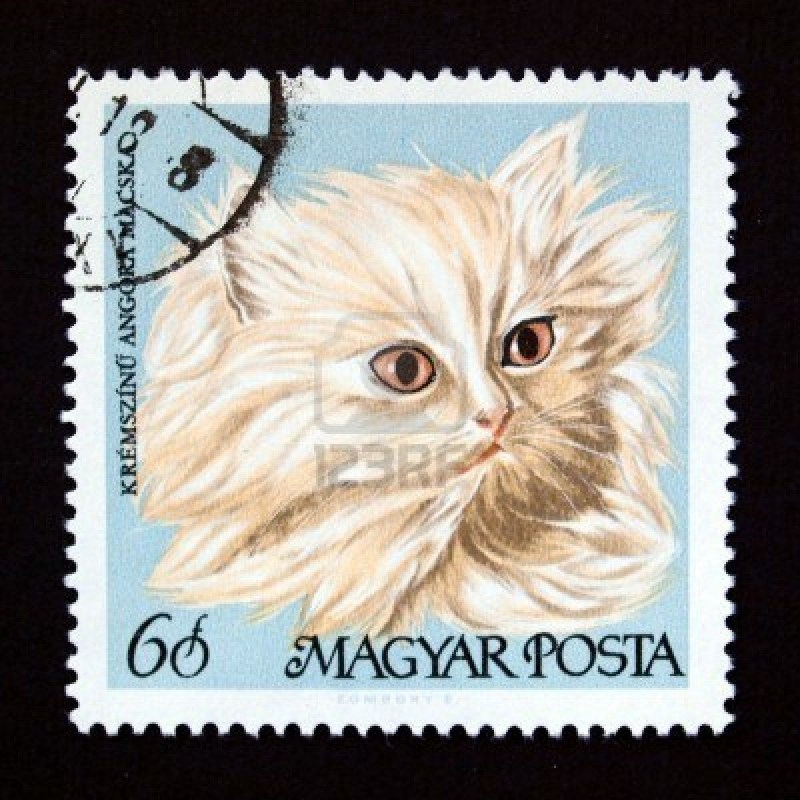 Почтовые марки кошки