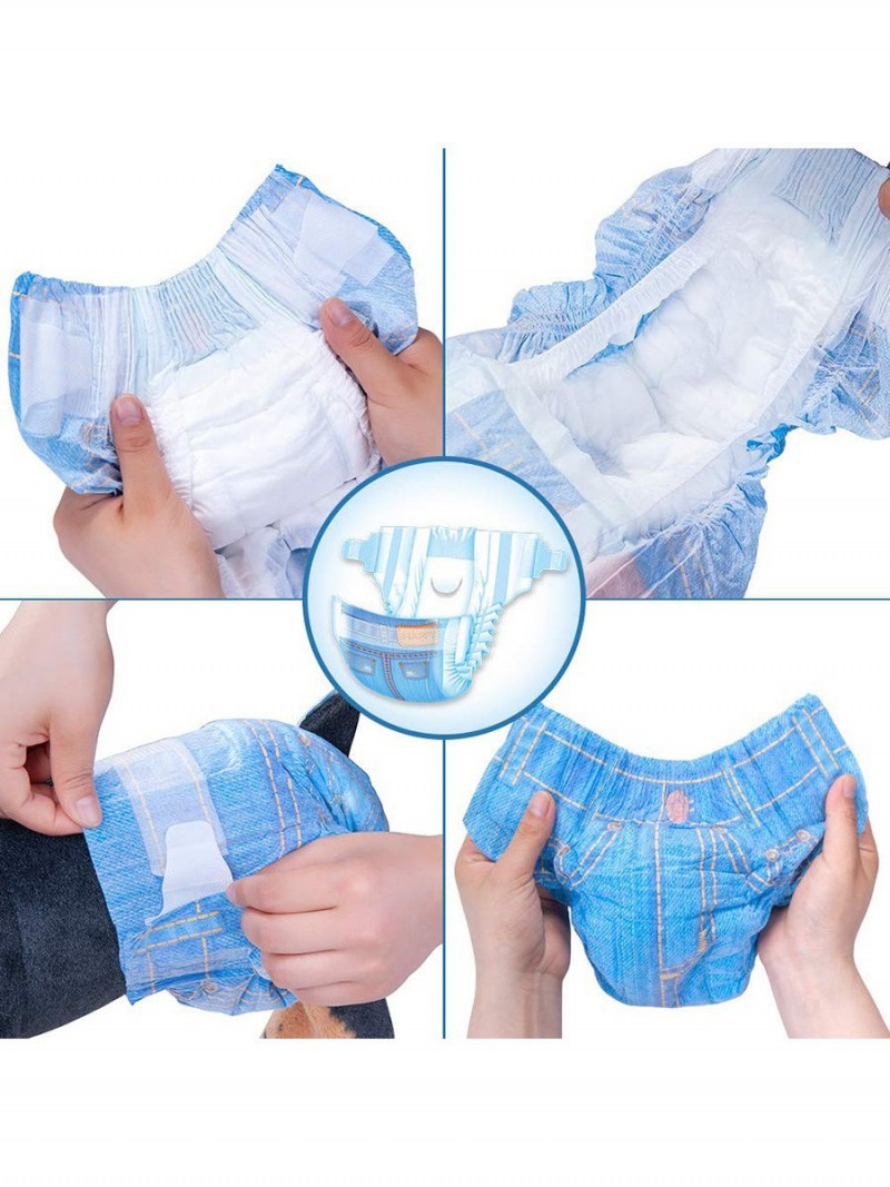 Одноразовые впитывающие подгузники для животных Pet Soft