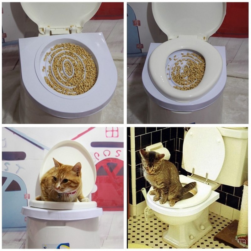 Приучалка к унитазу для кошек