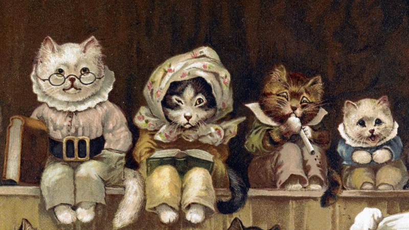 Кошачьи истории картины