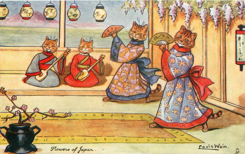 История про кошку в картинках
