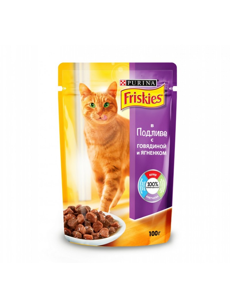 Корм д/кошек friskies подлив инд 85г пауч