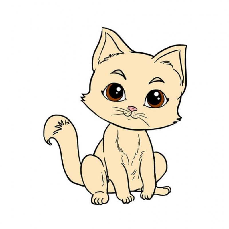 Котенок рисунок