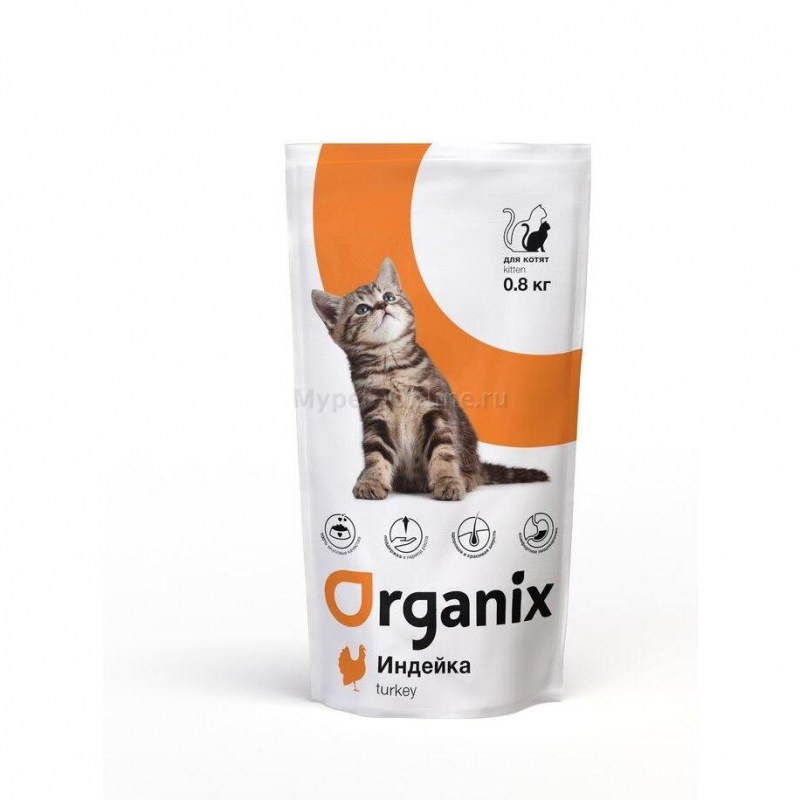 Корм кошачий Organix