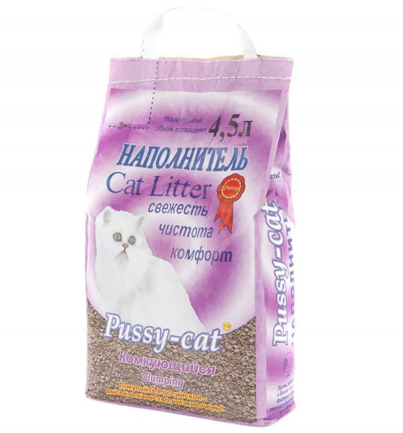 Комкующийся наполнитель pussy-Cat 10 л