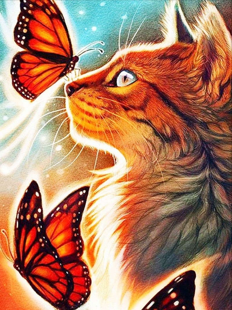 Кошки арты