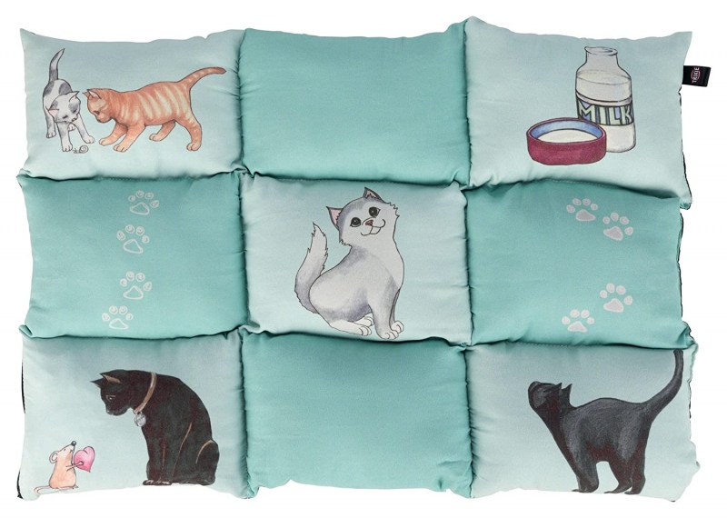 Trixie лежак- подстилка для кошки, 70х55 см, мятный