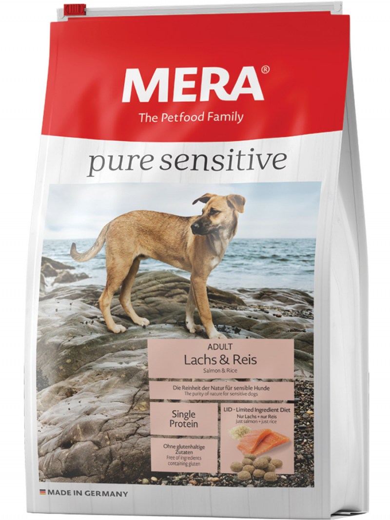 Корм для собак Mera (12.5 кг) Pure sensitive Fresh meat с говядиной и картофелем для взрослых собак