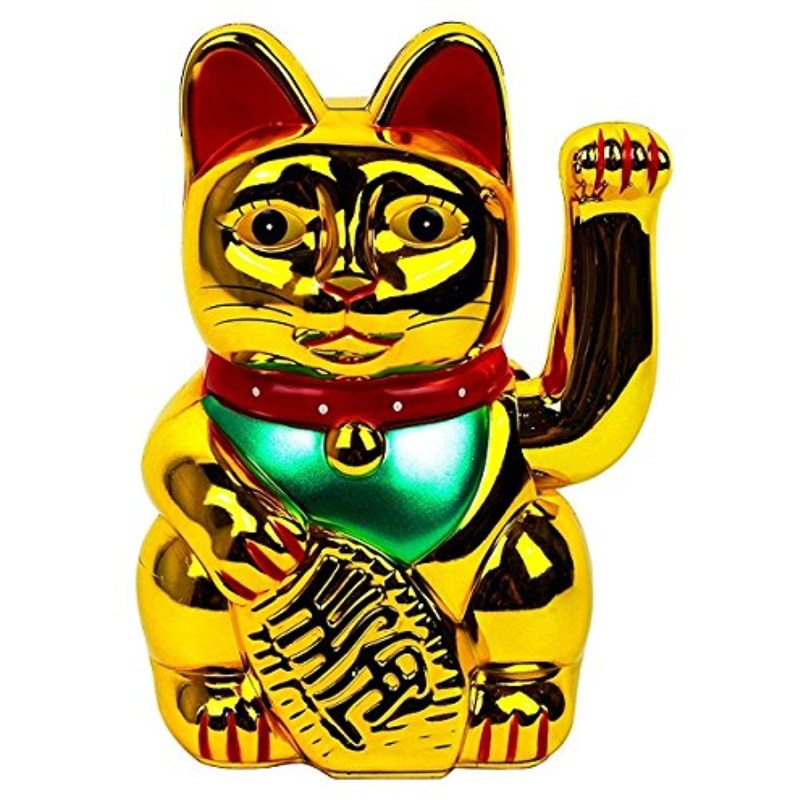 Кот на удачу для печати