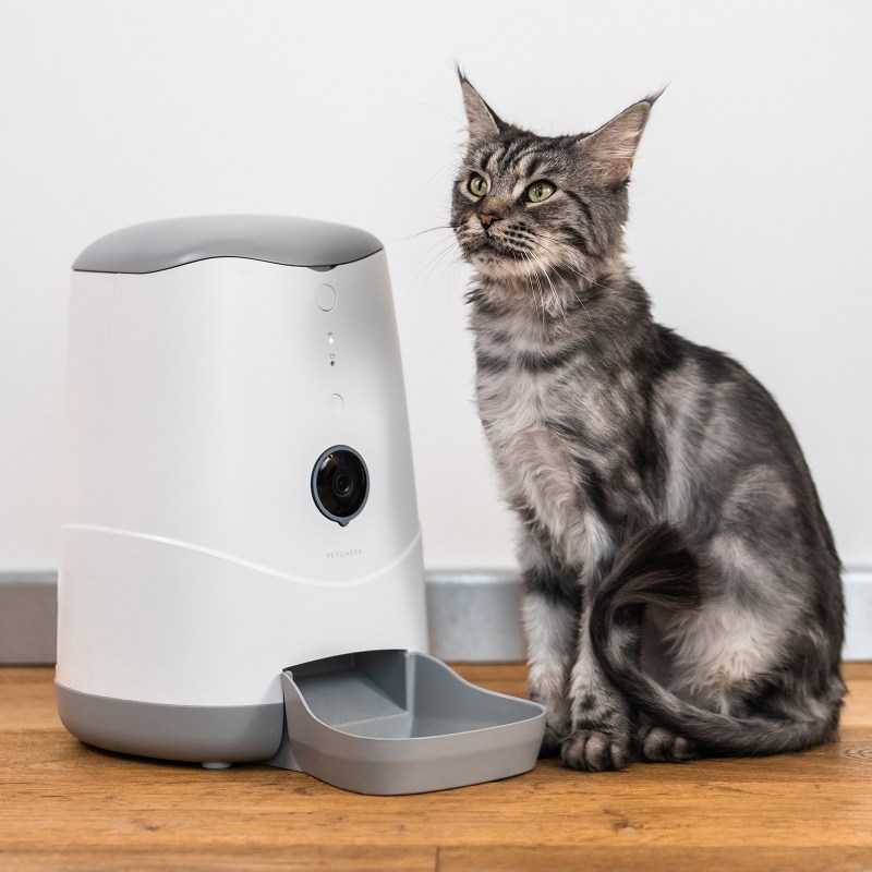 Умная автоматическая кормушка для кошек и собак Petoneer Visual Feeder (fdw020)