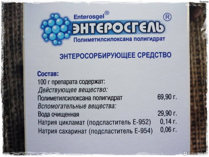 Энтеросгель энтеросорбент