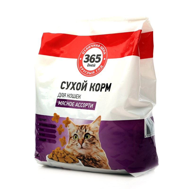Сухой корм для кошек 365 дней