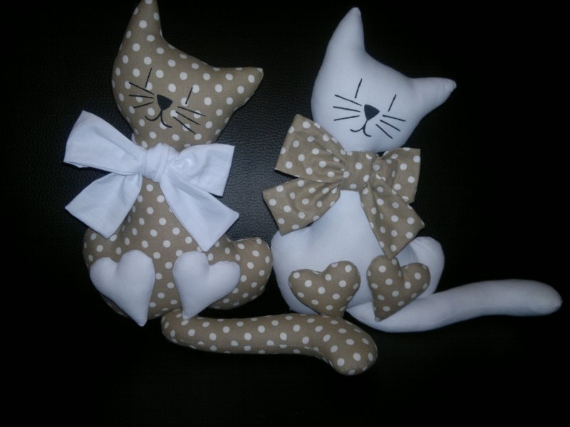 Котики из ткани